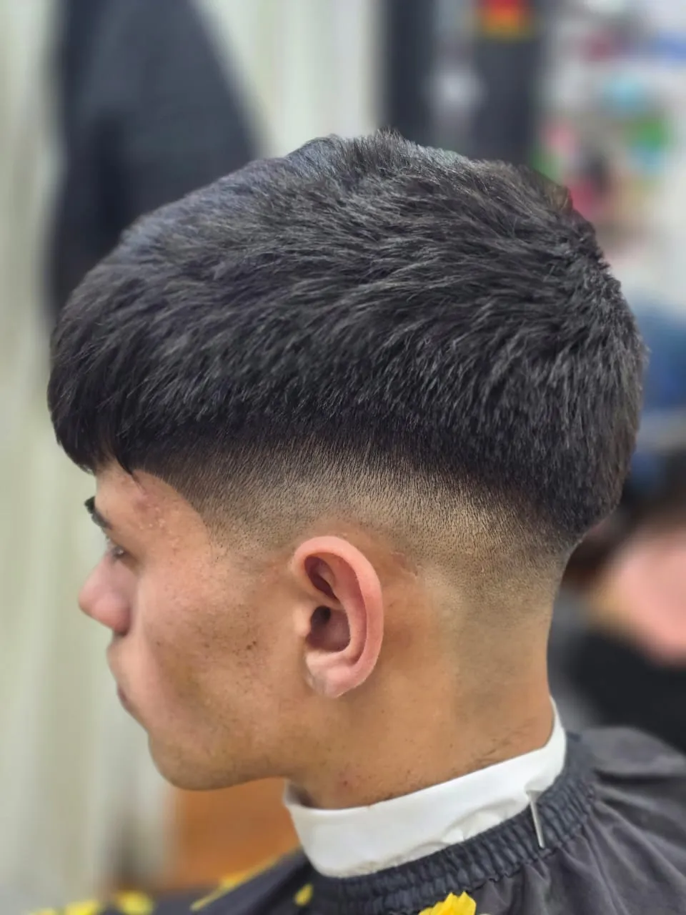Corte: degradado con flequillo