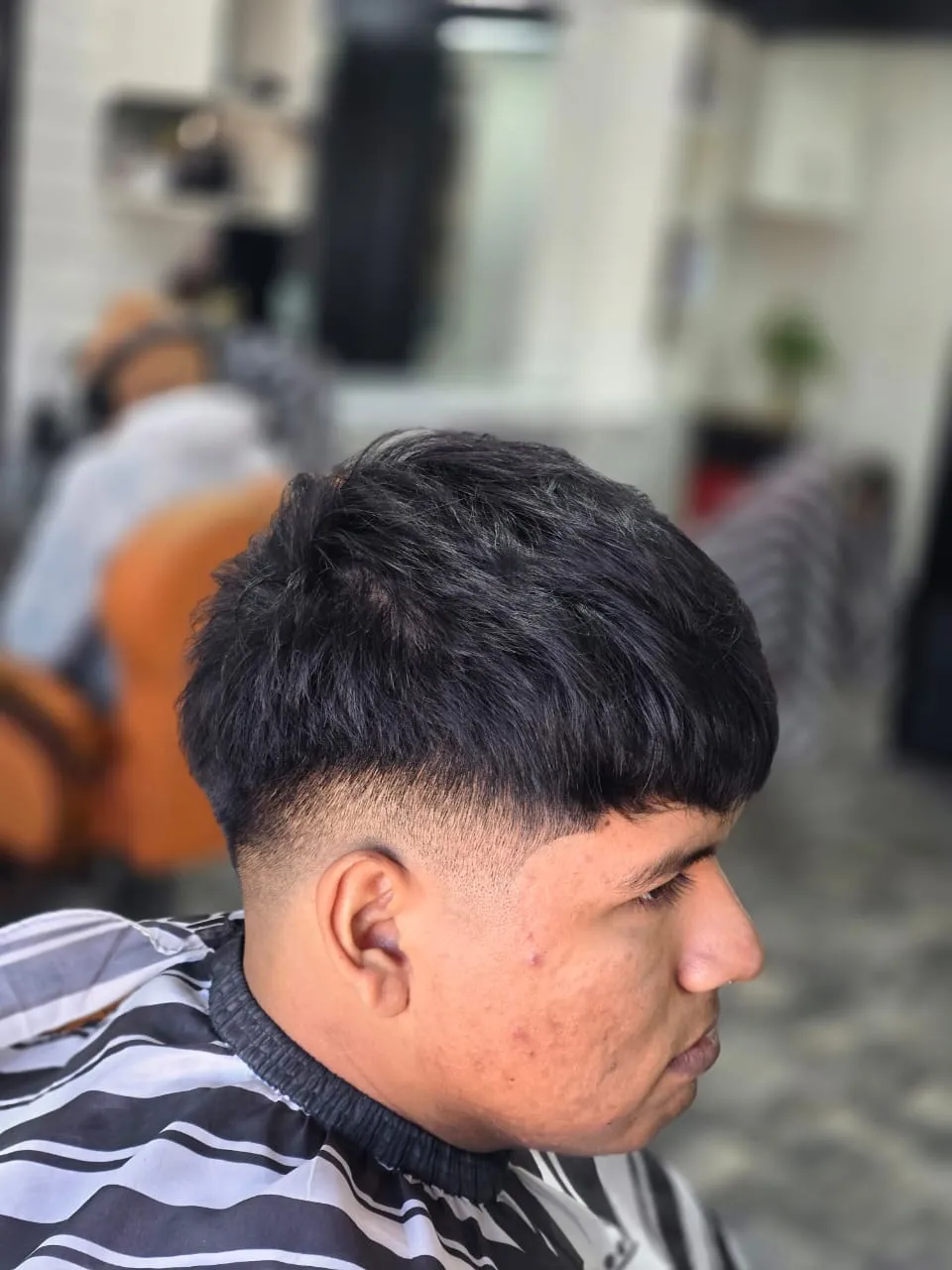 Corte: flequillo texturizado