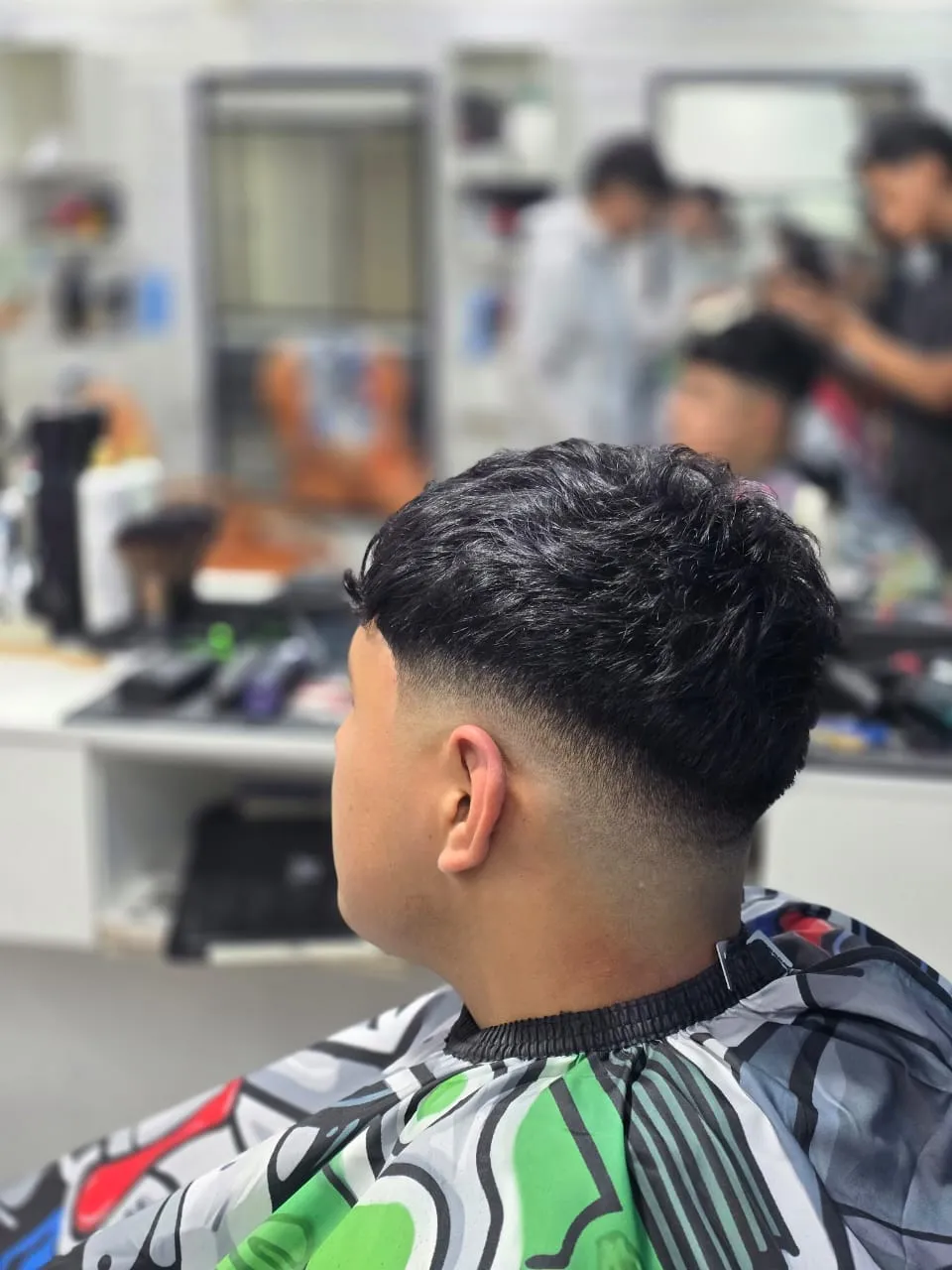 Corte: textura con degradado