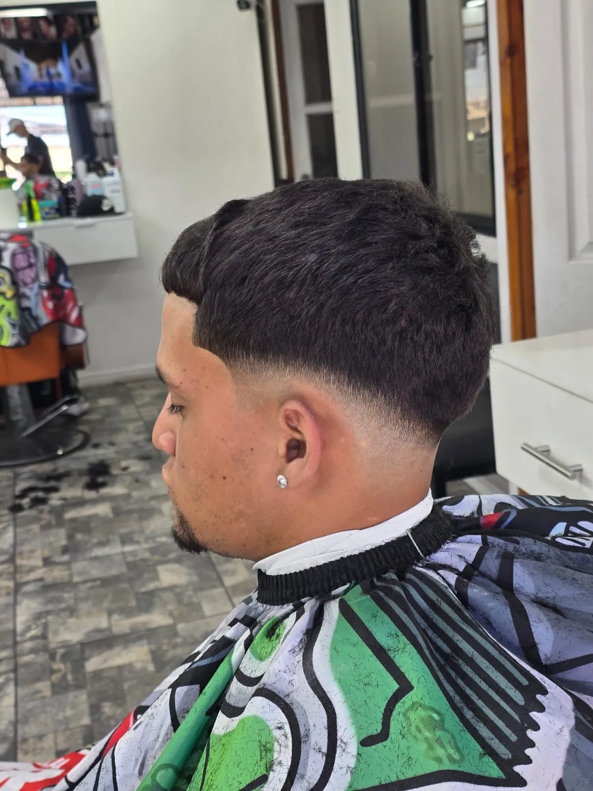 Corte: degradado bajo