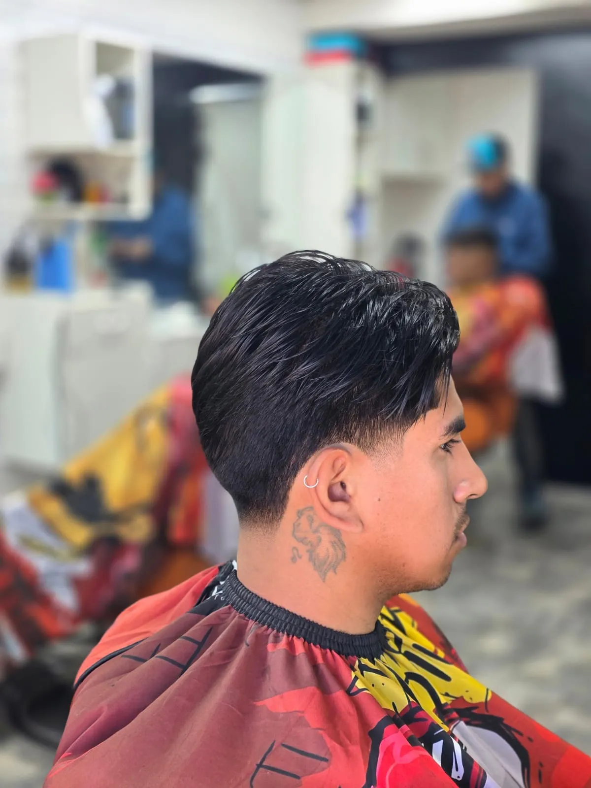 Corte: peinado con volumen